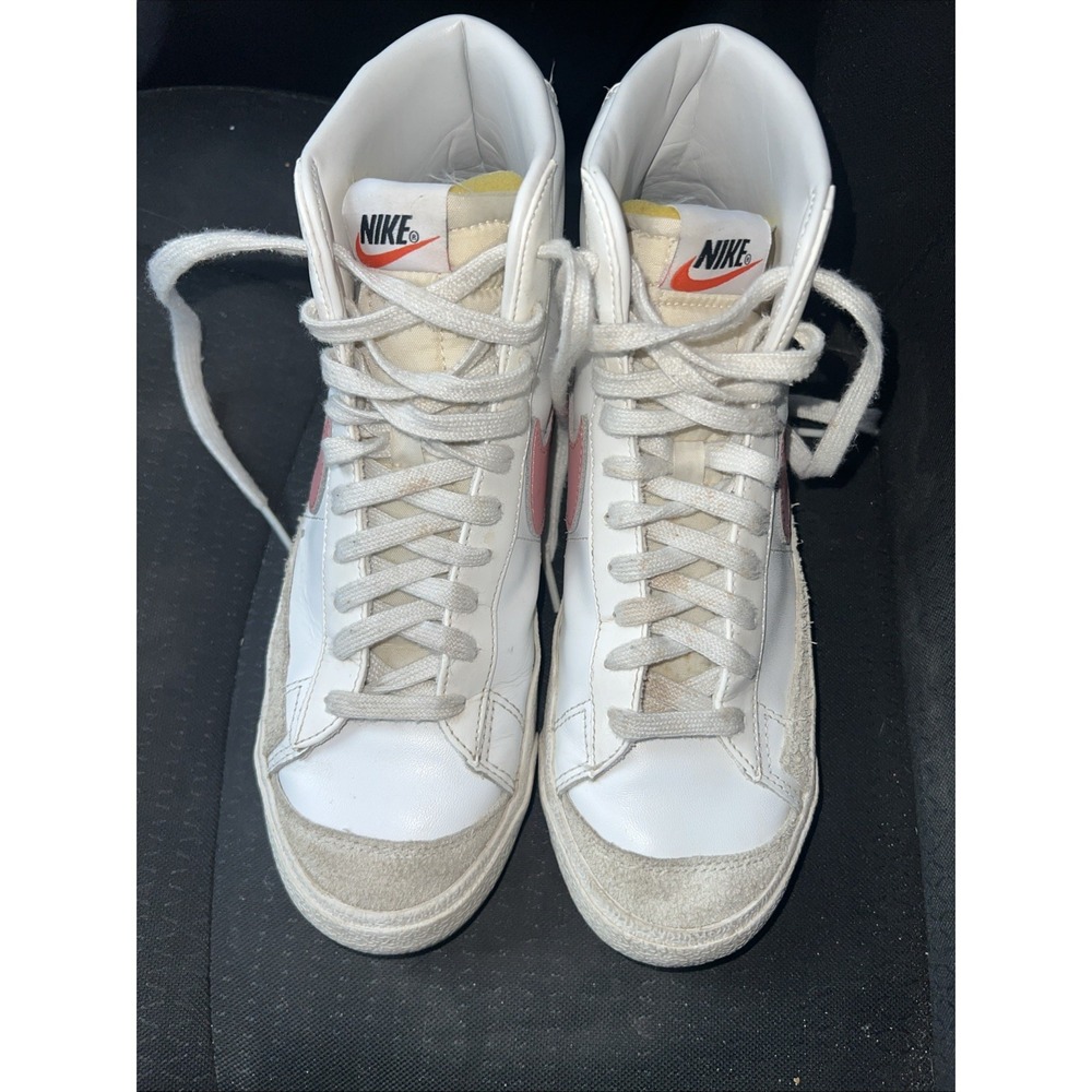 Nike Blazer Mid '77 Vintage Women's 8.5 White Pink CZ1055-114 High Top